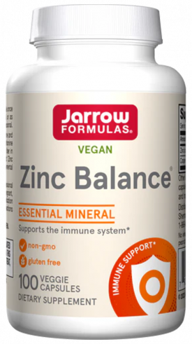 Jarrow Formulas Zinc Balance, Цинк баланс, 100 капсул