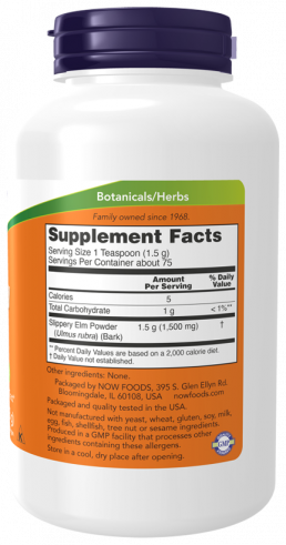 NOW Красный вяз 400 мг, 100 капсул