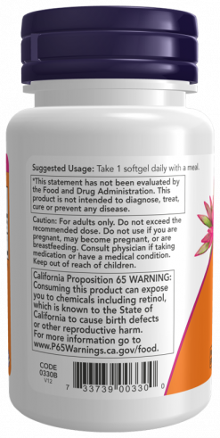 NOW Vitamin A 10000 IU, 100 капсул