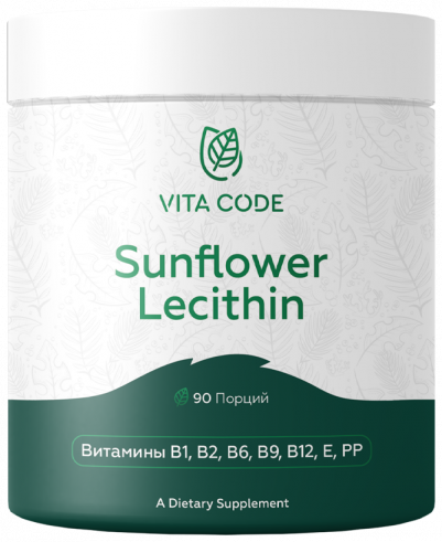 Vita Code Sunflower Lecithin, 454 грамм