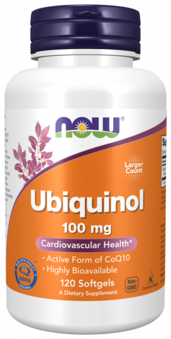 NOW Ubiquinol 100 mg, 120 капсул