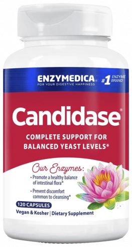 Enzymedica Candidase, Кандидаза, 120 капсул
