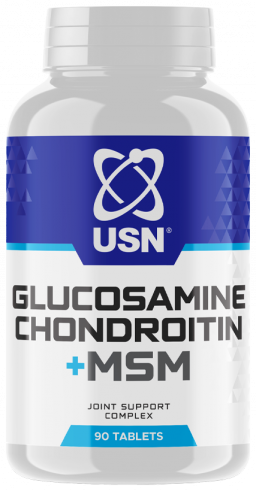 USN Glucosamine Chondroitin + MSM, Глюкозамин Хондроитин + МСМ, 90 таблеток