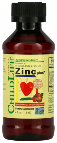 ChildLife Zinc plus, Цинк плюс, 118 мл