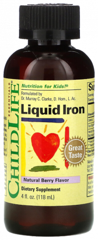 ChildLife Liquid Iron, Жидкое железо, 118 мл