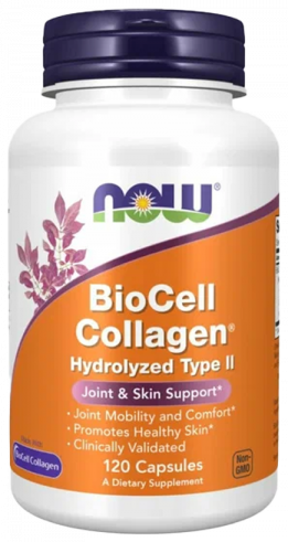 NOW BioCell Collagen Hydrolyzed Type II, 120 капсул