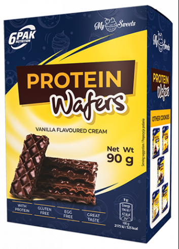 6PAK Nutrition My Sweet Protein Wafers, 90 г