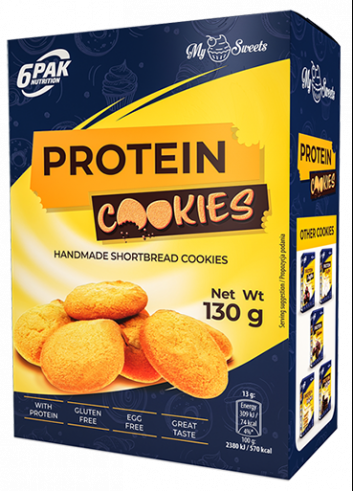 6PAK Nutrition My Sweet Protein Cookies, 130 г