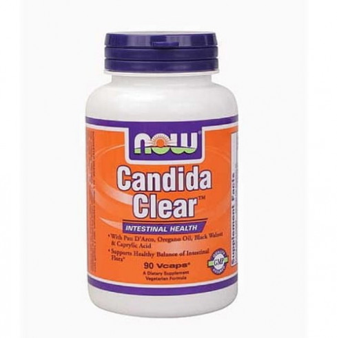 NOW Candida Clear, 90 капс