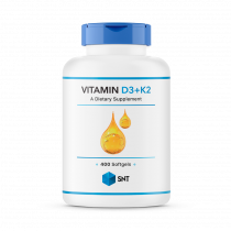 SNT Vitamin D3 + K2 2000 IU, 400 капсул