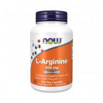 NOW L-Arginine 500 mg, 250 капсул